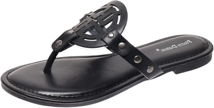 Strappy Slide-On Design with Low Heel and Open Toe